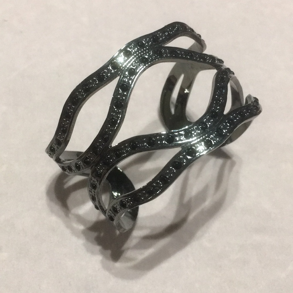 Black Studded Cuff